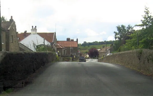 Crossing Gilling bridge