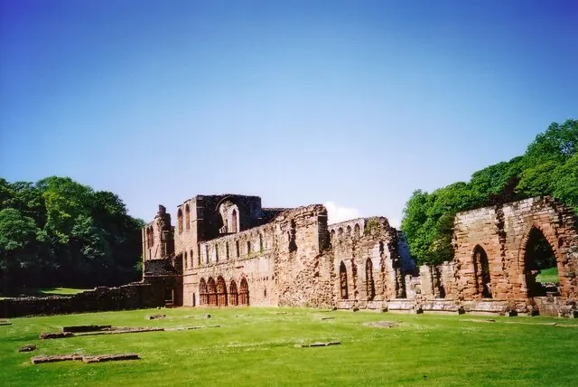 Furness Abbey ruins in May 2000
