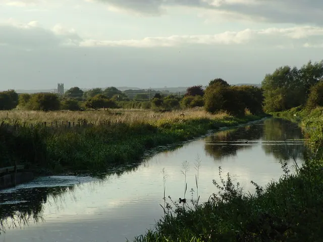 Driffield Church tower from the Driffield Navigation