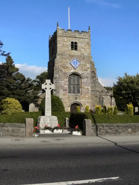 War Memorial and Parish Church, St Michael's on Wyre