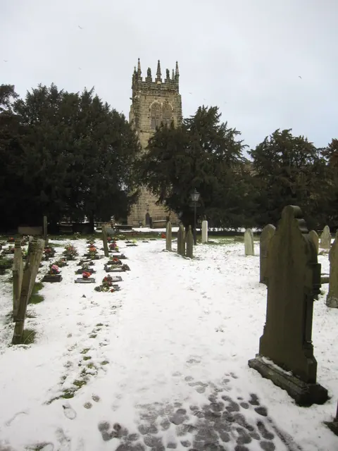 All Saints' churchyard and tower