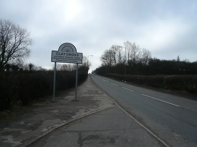 Clay Cross - Historic Mining Town Sign