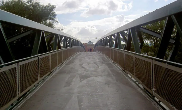 Bridge over River Don into Meadowhall