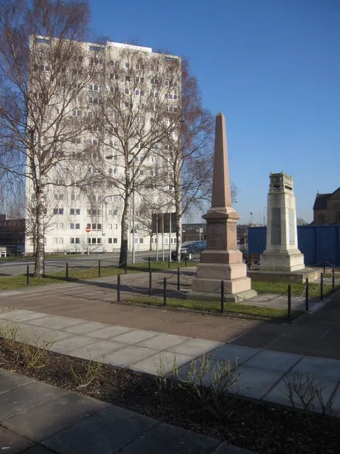 Flint war memorials and Castle Heights