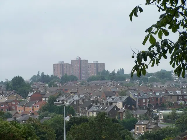 Deer Park Tower Blocks from Rivelin Bank