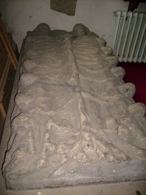 Tomb inside St Martin's Church at Lowthorpe