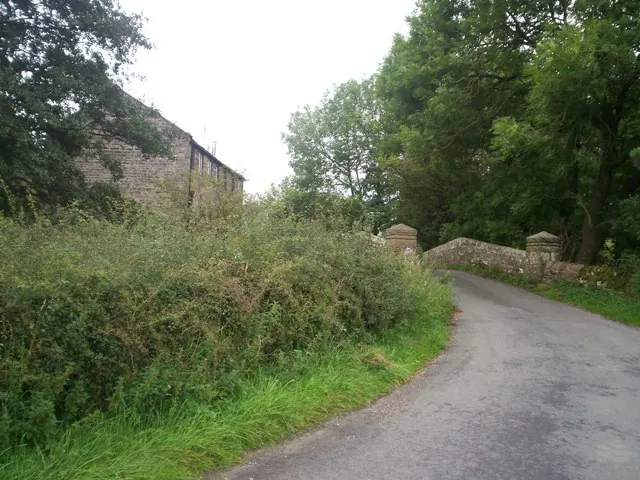 Mill and Packhorse Bridge at Brund