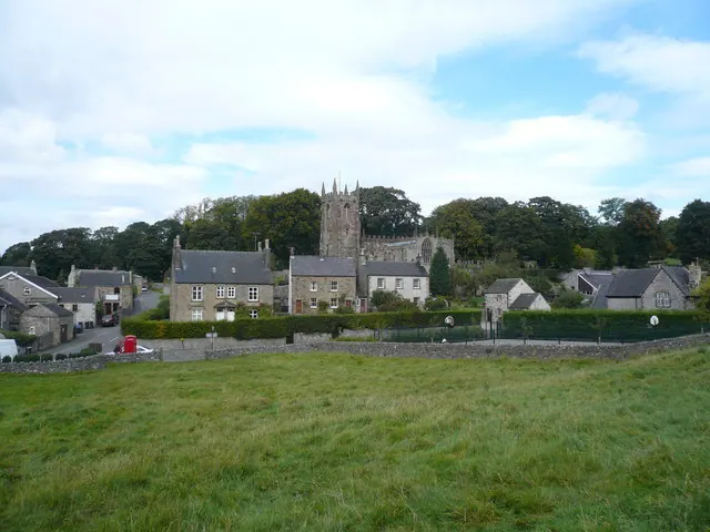 Hartington Church viewed from Hall Bank