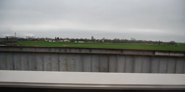 Railway Bridge crossing the River Aire