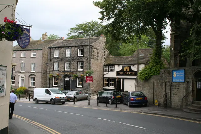 The 'Castle' public house, Mill Bridge, Skipton, Yorkshire
