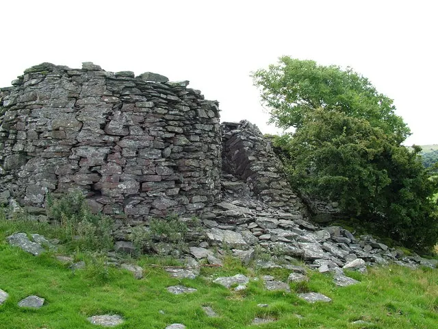 Remains of a tower on Newton Fell