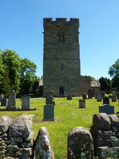 Tower and churchyard