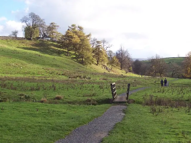 Dales Way crossing Isingdale Beck