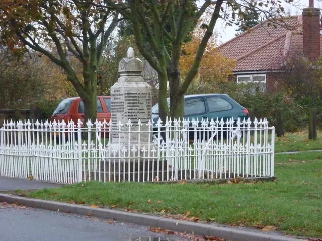 The War Memorial on Main Street Welwick