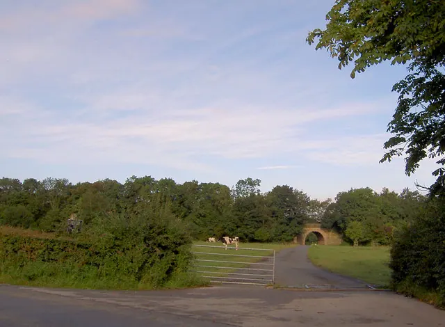 Private road to Frickley Hall.