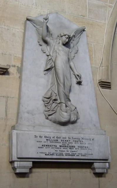 Monument in St Margaret's Church, Hornby