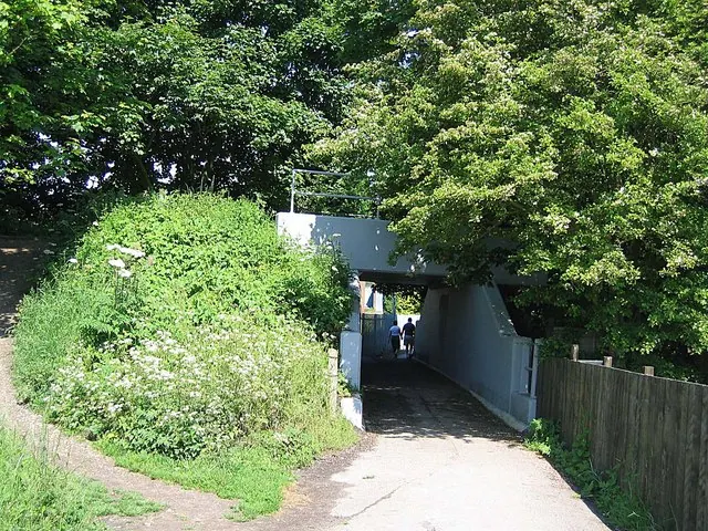 Footbridge carrying Trans Pennine Trail