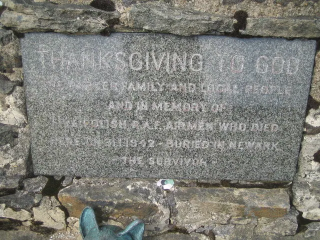 Footstone - Buckden memorial cross