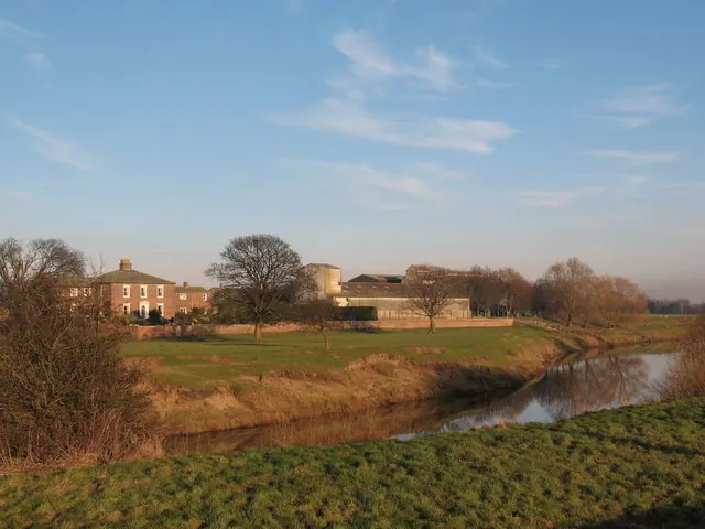 Ellenthorpe Hall across the Ure