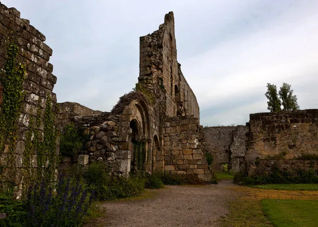 Part of the Abbey ruins site