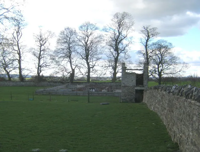 Ruin of dovecote in the grounds of Hutton Hall