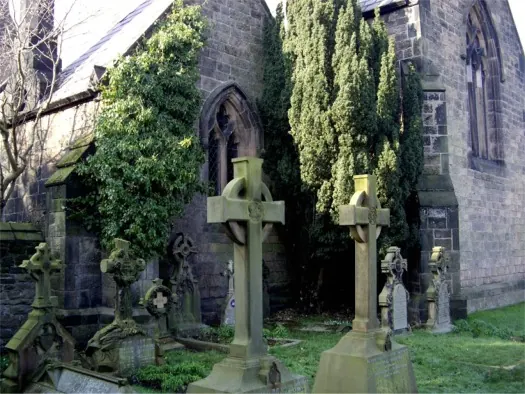 Gravestones, Little Crosby Church
