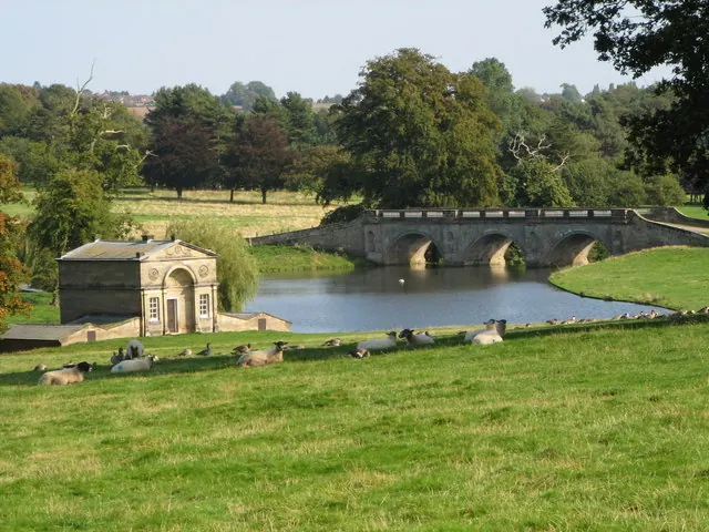 Boat House and Bridge - Kedleston Hall