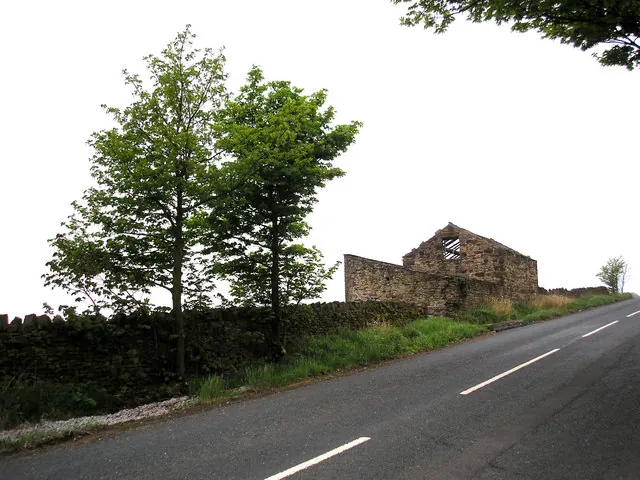 Ruined barn, Lothersdale Road, near Glusburn, Yorkshire