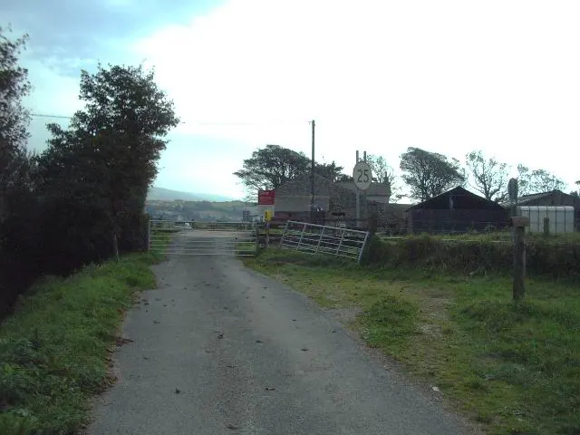 Level crossing at Angerton Hall
