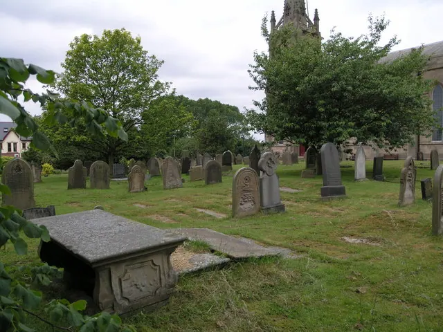 Langton family graves, Kirkham churchyard.