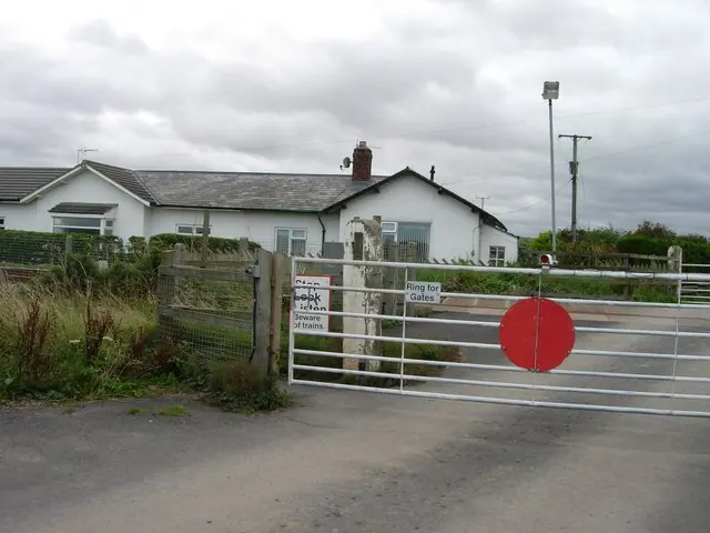 Lebberston level crossing gates on Lingholm Lane