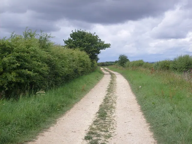 Abbey Lane (track), Foulbridge, heading west