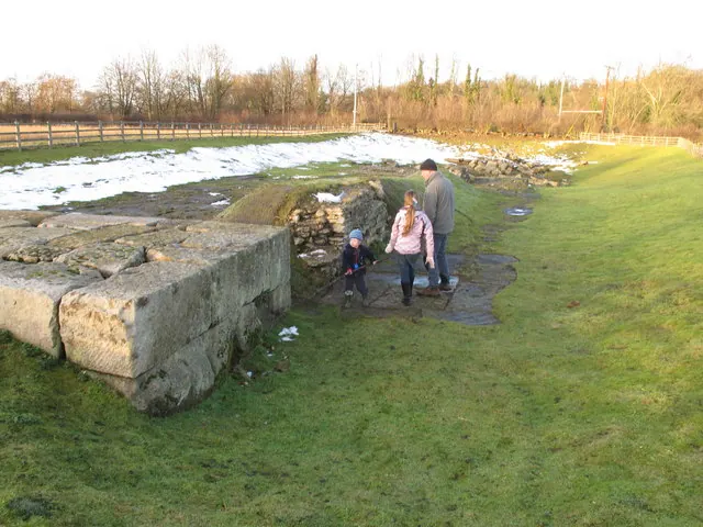 Ruins of Piercebridge Roman bridge