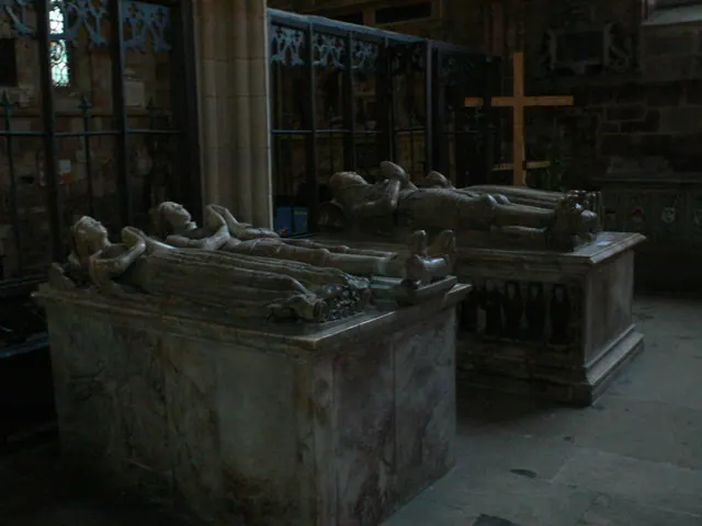 Cokayne tombs, St Oswald's Church