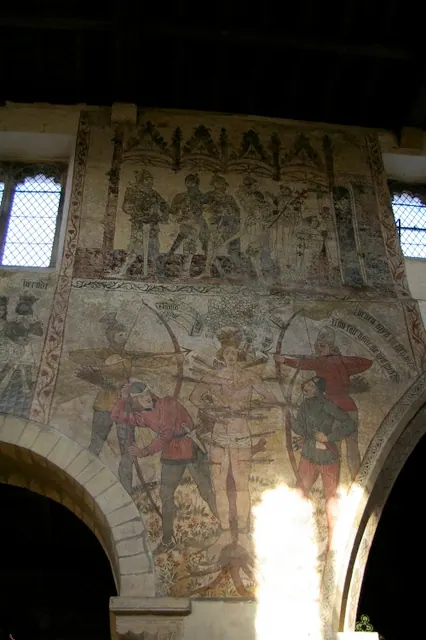 Pickering Church Interior - Ancient Mural