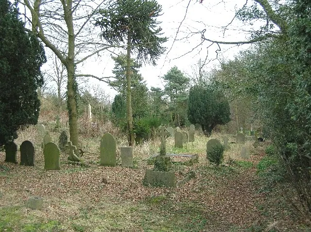 Graveyard of Handley Church, Middle Handley, Nr Eckington in NE Derbyshire.
