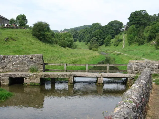 Youlgrave - footbridge at bottom of Bradford Road