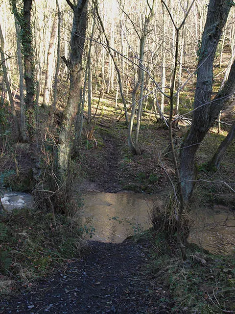 Ford on bridleway crossing Mill Beck