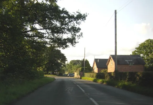 Bonis Hall Lane by junction with Lees Lane and Mill Lane
