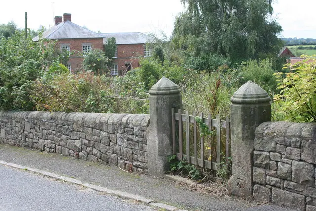 Gate posts of long demolished chapel