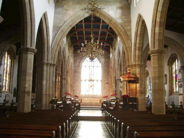 Interior of Lancaster Priory