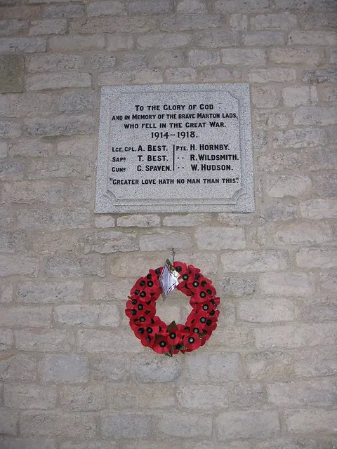 WWI memorial, Marton