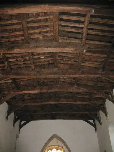 Nave roof, St Mary's church