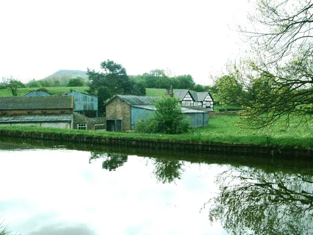 Crossley Hall farm from the Macclesfield Canal