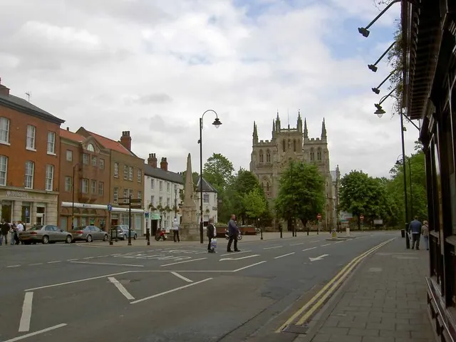 The Market Cross and Abbey Selby