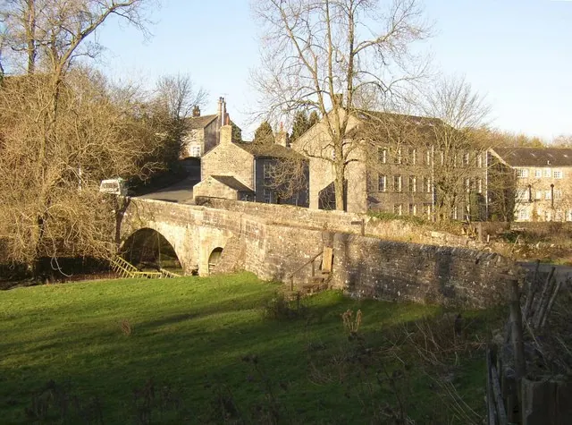 Airton Bridge and mill, Airton