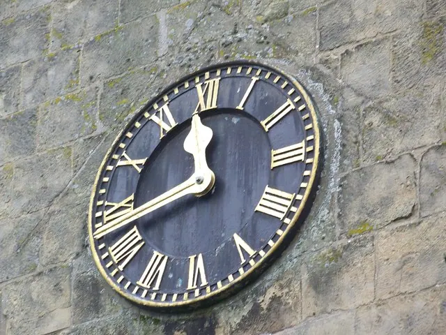 Clock on All Saints Church, Kilham