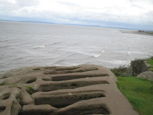 Stonecut graves at St Patrick's Chapel