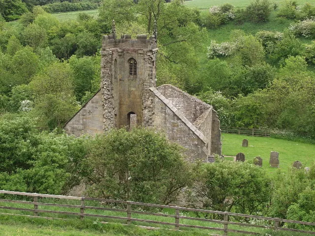 The Church, Wharram Percy, from the West
