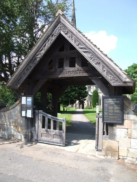 Lych gates at St Wystans, Repton